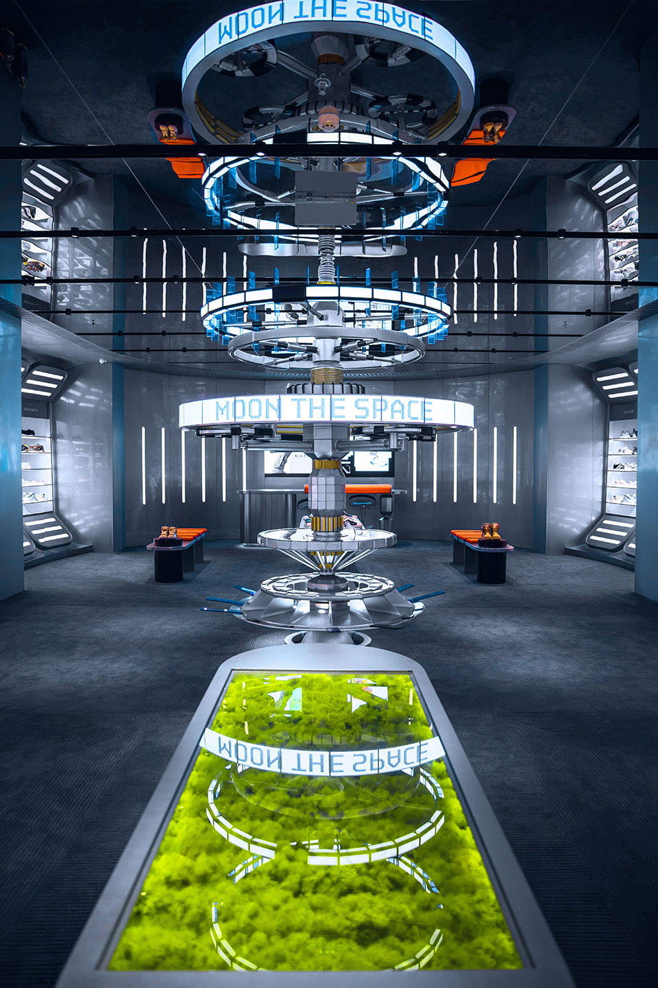 買手店設(shè)計(jì), 品牌集合店, 商業(yè)空間設(shè)計(jì), 商場(chǎng)店鋪, 實(shí)驗(yàn)室風(fēng)格, 未來主義,